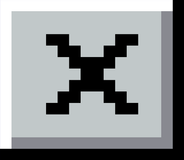 Windows 9x titlebar exit button